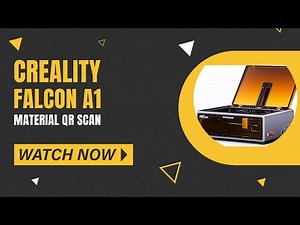 Creality Falcon A1's Revolutionary Material QR Code System!