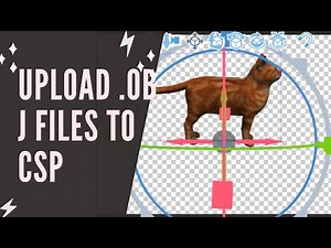 How to Import OBJ files to Clip Studio Paint