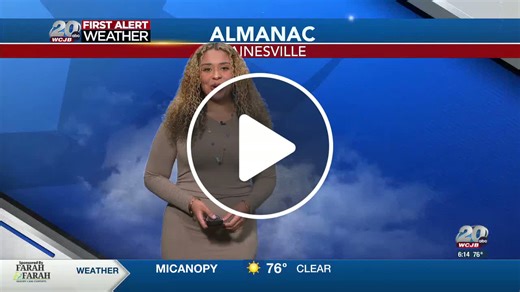 WCJB First Alert Weather Forecast | 6 p.m. Sunday - NewsBreak