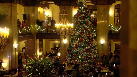 Peabody Hotel’s annual Christmas tree lighting ceremony rings in the holiday season