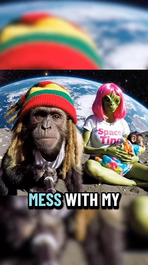 190K views · 4K reactions | STEALING A ALIEN BABY MAMA #alien #rasta #monkey #funny #ai | Rasta Monkey | Facebook