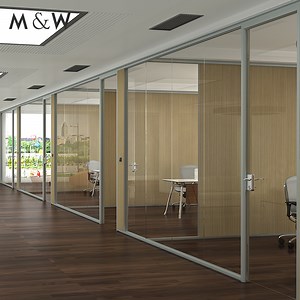 [Hot Item] M&W Commercial Furniture Divider Full Height Demountable Glass Wall Office Partition
