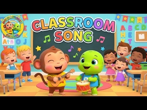 Classroom Commands Song ✏️📚 | Open, Close, Stand, Sit | Learn English for Kids (Preschool ESL)