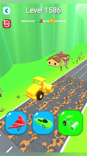 Shape shifting2 game level #1586 hyper casual game #shapeshifting #gameplay #gaming #shortvideo...