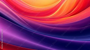 Abstract colorful waves in gradient hues