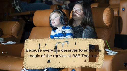 😊Join us for #SensoryFriendly shows at B&B Theatres! During Sensory Friendly Showtimes, we lower the sound & raise the lights in the auditorium for a less intense viewing experience! 🏀GOAT - February 15 🐻Hoppers - March 8 Look for the Sensory Friendly logo when selecting your showtime! 📣 Learn more & get tickets here:https://www.bbtheatres.com/sensory-friendly/#tickets #BBTheatres #BBInclusive #SensoryFriendly *Available in select locations, subject to change. Showtimes vary. | B&B Theatres 