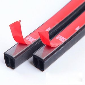 [Hot Item] Machine and Door Waterproof Weatherproof Extrusion Self-Adhesive EPDM B D Shape Rubber Window Seal Strip Adhesive with 3m Tape