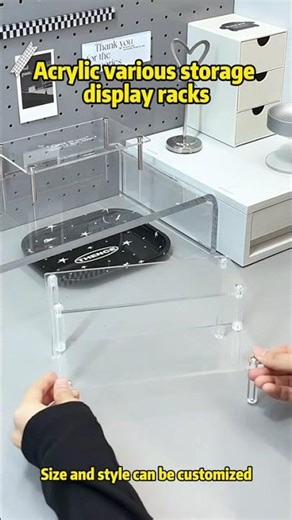 Acrylic storage rack