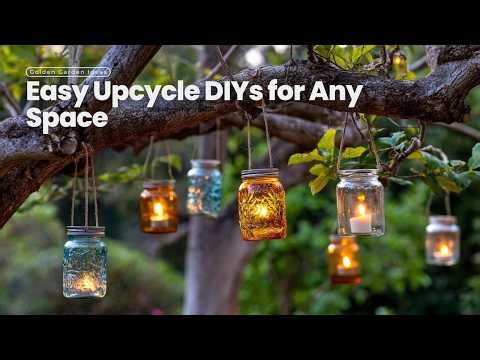 Transform Recycled Items Into Rustic Garden Decor: Easy Upcycle DIYs for Any Space