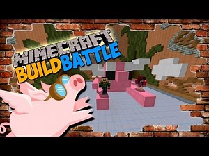 ES UN CERDO!!! (VOLADOR) | MINECRAFT TEAM BUILD BATTLE CON MEL | BUILD BATTLE HYPIXEL