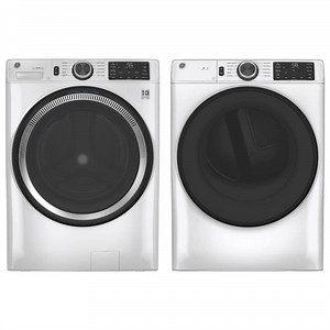 GE 4.8 cu. ft. White Front Load Washer with UltraFresh Vent System and 7.8 cu. ft. Dryer Set - The Home Depot