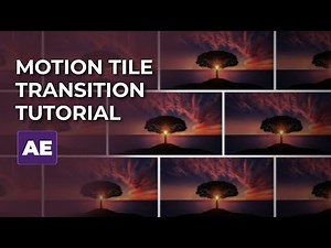 Motion Tile Transition ( Multi Screen ) Tutorial in After Effects