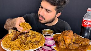 ASMR EATING-CHICKEN CURRY 2 WHOLE CHICKEN CURRY GREEN CHILLI EXTRA GRAVY | Eating ASMR