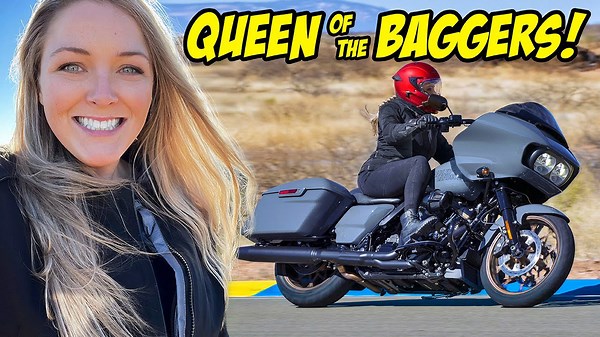 Champion rider teaches newcomer the thrill of bagger racing