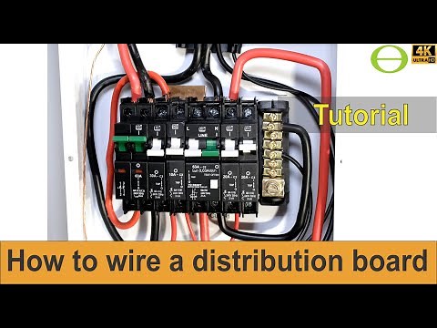 How to wire a distribution board with two neutral rails - tutorial (South Africa)