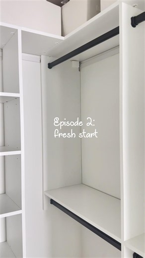 edit time: 1.5 hours 🚪 #closetorganization #declutter #closetsetup #organizationhacks #cleaningvlog