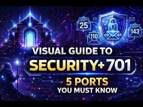 5 Email Ports You MUST Know for Security+ | The Chamber of Messages (SY0-701) Ep. 2