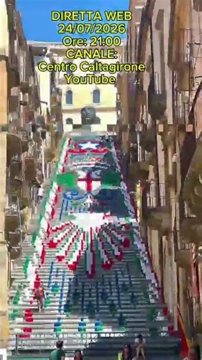 🔴 DIRETTA STASERA: Si accende la Scala di Caltagirone! ✨ #shorts