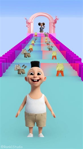 Build a Queen Run Challenge, Help Hamood Get New Clothes!