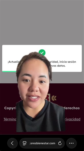 Tutorial de Actualización de Datos para Mujeres con Bienestar