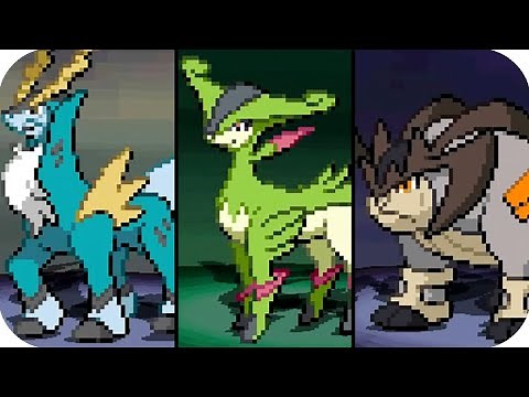 Pokémon Black & White - Cobalion, Terrakion & Virizion Location and Battle (HQ)