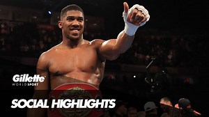 Gillette World Sport brings you the best social highlights from the world of sport! This week includes Novak Djokovic in training having recently split from coach Boris Becker, and Anthony Joshua using his towel for an unconventional neck exercise before dismantling Eric Molina. | World Sport | Facebook