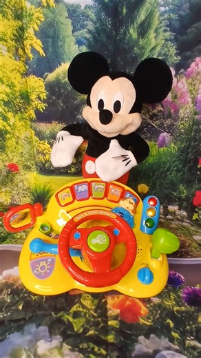 Turn and learn driver with Mickey #vtech #adorable #trending #mickeymouse #shorts