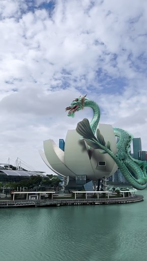 12M views · 281K reactions | Rare sighting of a dragon spotted around our bay! Like the mighty dragon taking flight; be fearless, be bold and let your spirit soar this Lunar New Year.  #CelebrateatMBS #Masterpieces #MadeInSingapore #VisitSingapore #PassionMadePossible #MarinaBaySands #Singapore #UOB #UOBCards VisitSingapore UOB Cards | Marina Bay Sands | Facebook