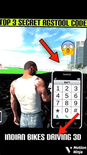 TOP 3 SECRET RGS TOOL CODE IN INDIAN BIKES DRIVING 3D 🔥 #shorts #indianbikedriving3d #gaming