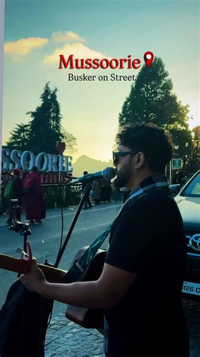 Mukesh Chauhan on Instagram: "Tajdar-e-Haram on the streets… Mussoorie felt like a dargah today . . . . . . . . #Busker #Busking #StreetMusic #Mussoorie #tajdareharam"