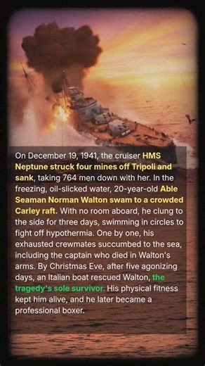 5 Days in the Ocean: The Sole Survivor of HMS Neptune