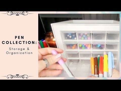 Organizing my Pens | New Pen Storage | My Pen Collection
