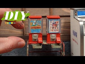DIY Miniature old capsule toy machine
