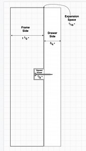 Wood drawer slide sizing ?