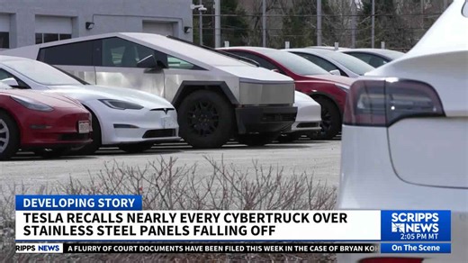 Tesla is recalling Cybertrucks after reports of panels falling off