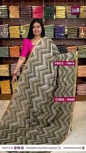 Summer special launch Linen Khadhi cotton sarees | Booking: 9443143352 | www.dsrsarees.com