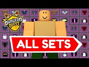 EVERY SINGLE COLLECTABLE SET IN DUNGEON QUEST