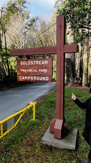 Explore the natural beauty of Upper Goldstream Park and Campground Trail, a 3km loop that takes you along the serene Goldstream River and ends with a breathtaking climb down the stairs to a stunning waterfall.This peaceful trail offers a perfect mix of lush forest, flowing water, and a rewarding view at the end. Whether you're a seasoned hiker or just looking for a refreshing walk in nature, Upper Goldstream Trail is a must-visit for anyone wanting to experience the magic of Vancouver Island's l