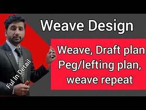 Textile Weave Design | Weave, Draft, Peg or Lifting Plans | ‪@TEXTILE_RIDE‬