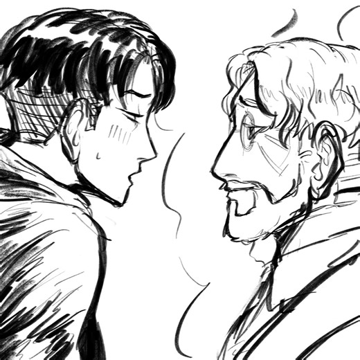 Guys lowkey I HATE how this turned out but I’m posting it anyways because I’m not a maniac that throws out my animatics just because #aot #zekeyaeger #levi #zevi #fyp