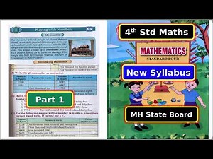 4th Std Maths Chapter 1 Playing with Numbers I Page 1 to 6 I Part 1 Solution I (New syllabus)