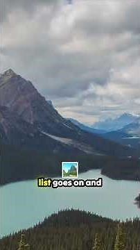 Discover Banff 💎🏞️ Canada’s Most Breathtaking Lakes & Mountain Views!