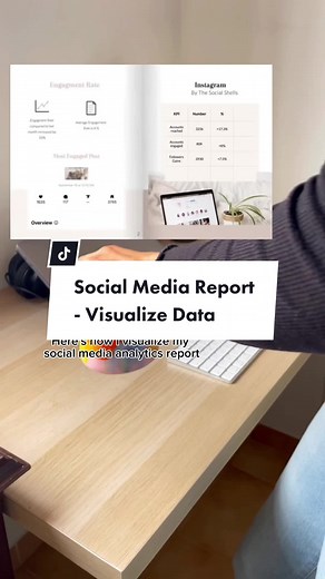 Create a social media analytics report in #visme with me! #socialmediamanager #socialmediaanalytics #socialmediareports #socialmediatools