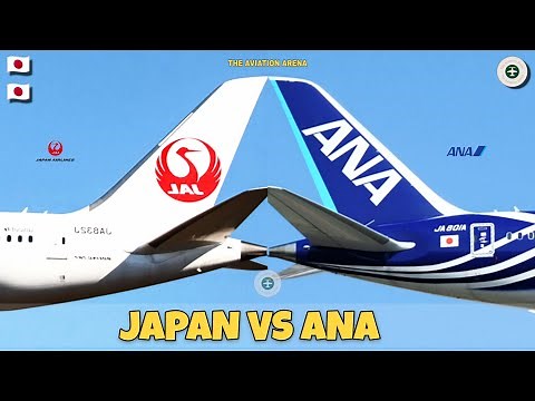 Japan Airlines Vs ANA all nippon airways Comparison 2024! 🇯🇵 Vs 🇯🇵