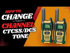 Change Channel and CTCSS Tone On Radioddity HD-1 / Channels & CTCSS