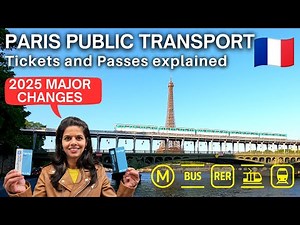 🇫🇷 [Eng Sub] Paris Public Transport Guide 2025 | 2025 Major Changes | How to buy Paris Metro ticket