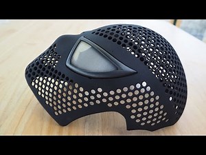 Spider-Man Face Shell Magnetic Eye Frames - Assembling 3D Printed Mask