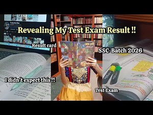 Revealing My Test Exam Result | SSC 26 | Study Vlog 📚