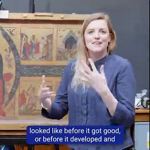 10K views · 559 reactions | How we uncovered the secrets of the Gallery’s oldest painting ✨ Learn about the surprising discoveries which were revealed during the restoration of Margarito d’Arezzo’s 750 year old painting, 'Virgin and Child Enthroned'. Watch the full video on our website: https://bit.ly/3xY05eF | National Gallery | Facebook