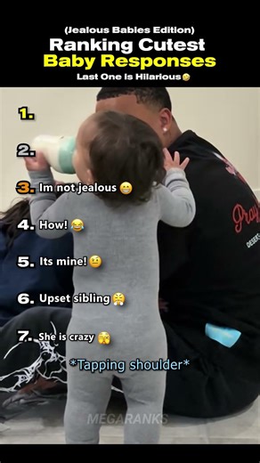 Ranking The Cutest Babies Being Jealous